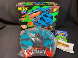 1995 Nerf Max Force Manta Ray Blaster & Shield Vintage Kenner NEW In Open Box