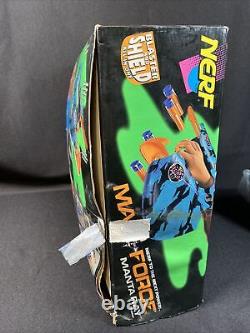1995 Nerf Max Force Manta Ray Blaster & Shield Vintage Kenner NEW In Open Box
