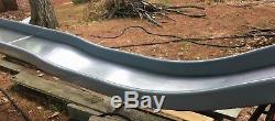 20' long Vintage 1950's era Steel Playground Slide Galvanized Steel Rails Strong