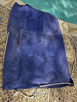 2 Canvas Raft Pool Float Vintage 1986 Marshall MARSCO #791 SEAGULLS + FLORIDA