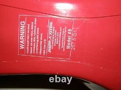 3540 Vntg Radio Flyer #8 Little Red Roadster One Rider Push Race Car 2575g1