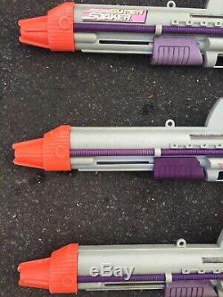 3 Vintage Larami 1996 Constant Pressure Super Soaker Cps 2000. Working Rare Mk2