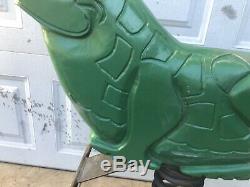 50s Vintage Playworld Systems Spring Ride Cast Aluminum Playground Ride-On Frog