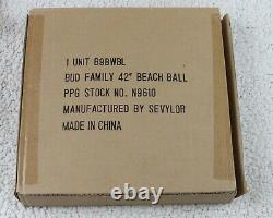 54 Inflatable BUD FAMILY Beach Ball BUDWEISER BUD LIGHT Vintage SEVYLOR
