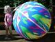 60 POOLMASTER Inflatable BEACH BALL Giant VINTAGE SPLASH Vinyl Pool Toy NOS