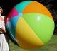 60 POOLMASTER Inflatable BEACH BALL Jumbo VINTAGE Glossy Vinyl Pool Toy NOS