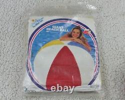 60 Vintage 1995 INTEX Wet Set Inflatable Vinyl BEACH BALL Sealed Pool Toy NOS