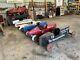 8 Vintage Soap Box Derby Cars. Different construction styles from 1939-1990