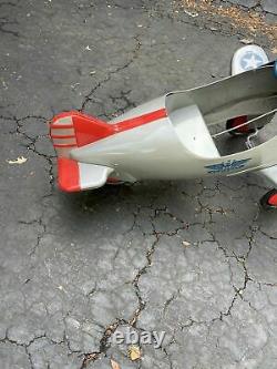 AIRPLANE 1940s Murray Pursuit Steelcraft Pedal Car Metal RARE Restored