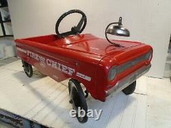 AMF Fire Chief Pedal Car No. 503 Vintage 1960s
