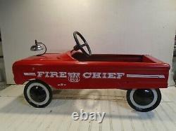 AMF Fire Chief Pedal Car No. 503 Vintage 1960s