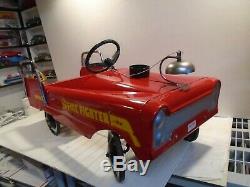 AMF Fire Engine Unit No. 508 Vintage 1960s Fire Truck Pedal Car