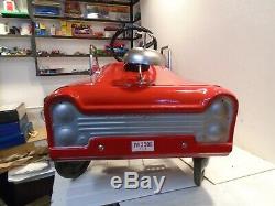 AMF Fire Engine Unit No. 508 Vintage 1960s Fire Truck Pedal Car