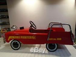 AMF Fire Engine Unit No. 508 Vintage 1960s Fire Truck Pedal Car