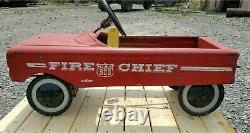 AMF Red Fire Chief Vintage #503 Pedal Car