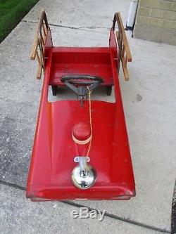 AMF Unit #508 Fire Fighter'60's' Original Vintage Pedal Car