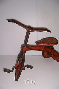 ANTIQUE VINTAGE 1930S METALCRAFT CHILDRENS TRICYCLE PEDAL TOY