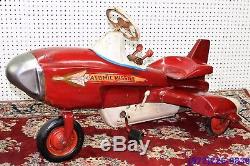 American Antique Murray Vintage Pedal Car Atomic Missile Rocket 1958