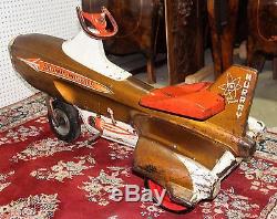 American Murray Vintage Original Pedal Car Atomic Missle Rocket 1958