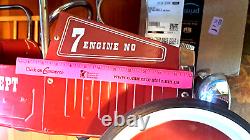 American Retro Fire Dept Engine Truck #7 Hook & Ladder Pedal Car