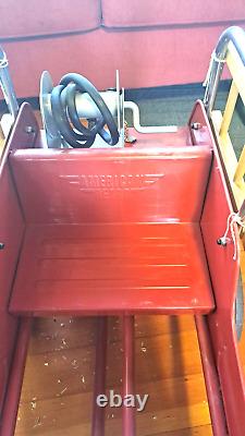 American Retro Fire Dept Engine Truck #7 Hook & Ladder Pedal Car