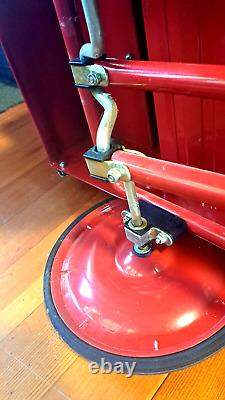 American Retro Fire Dept Engine Truck #7 Hook & Ladder Pedal Car