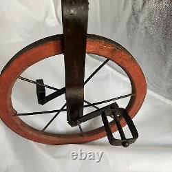 Antique 23 Child's Ride On Horse Tricycle Composite Horse Cast Iron Base