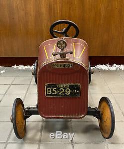 Antique BOYCRAFT WHIPPET Pedal Car All Original Vintage Beauty