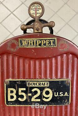 Antique BOYCRAFT WHIPPET Pedal Car All Original Vintage Beauty