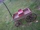 Antique Child / Goat Wooden Wagon All Org Vintage Toy Pickup Only