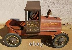 Antique Garton Casey Jones Train Pedal Vintage Car Cannonball Express No. 9