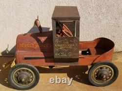Antique Garton Casey Jones Train Pedal Vintage Car Cannonball Express No. 9