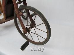 Antique Garton Streamline Airplane Handlebars Tricycle for Parts Restore 1930s