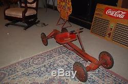 Antique Irish Mail Pedal Car Toy Vintage Toy