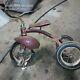 Antique Metal Child's Tricycle 3 Wheel Bicycle Pedal Car