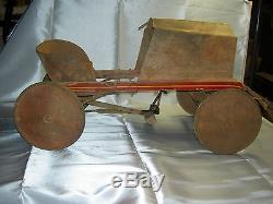 Antique Old Pedal Car American National Garton Gendron Steelcraft Early Vintage