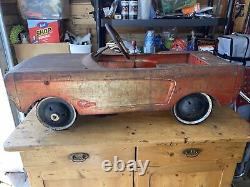 Antique Pedal Car Vintage 1960s Ford Mustang