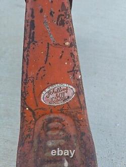 Antique Red 1940's Schilling 501 Kick Scooter Vintage Scooter Children