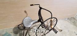 Antique Strap Steel Tricycle Circa 1900