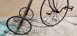 Antique Strap Steel Tricycle Circa 1900