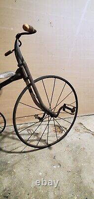 Antique Strap Steel Tricycle Circa 1900