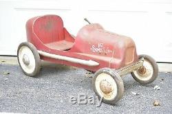Antique Toy Pedal Car BMC SPECIAL 8 Race Car Stock Car Vintage Collectible Toys