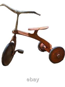Antique Vintage 1930s Metalcraft Childrens Tricycle Pedal Toy