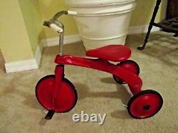 Antique Vintage 1930s Metalcraft Childrens Tricycle Pedal Toy