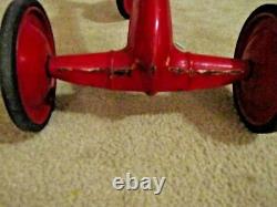 Antique Vintage 1930s Metalcraft Childrens Tricycle Pedal Toy