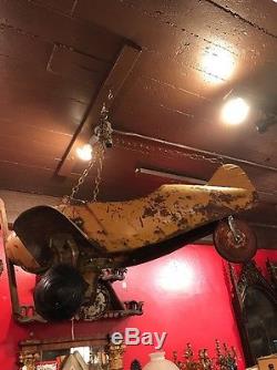 Antique Vintage Airplane Pedal Car