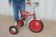 Antique Vintage Grieder Flyer Metal Child's Tricycle 3 Wheel Bicycle Pedal Car