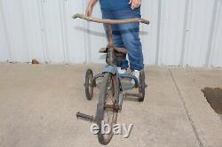 Antique Vintage Metal Child's Tricycle Toy 3 Wheel Bicycle Pedal Car