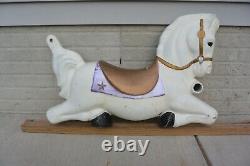 Antique Vintage Miracle Equipment Co Childs Ride Carousel Horse Nice Condition