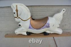 Antique Vintage Miracle Equipment Co Childs Ride Carousel Horse Nice Condition